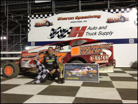 kevin bolland lou blaney memorial modified feature winner 07.10.12