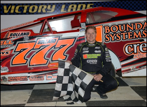 kevin bolland win sharon speedway 05.12.12 2012